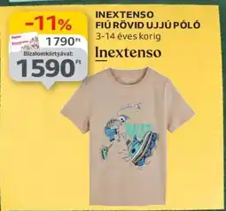 Auchan INEXTENSO FIÚ RÖVID UJJÚ PÓLÓ ajánlat