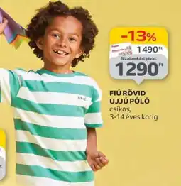Auchan Fiú Rövid Ujjú Póló ajánlat