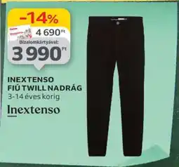 Auchan INEXTENSO FIÚ TWILL NADRÁG ajánlat