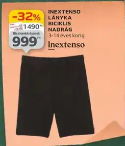 Auchan INEXTENSO LÁNYKA BICIKLIS NADRÁG ajánlat