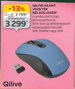 Auchan QILIVE SILENT VEZETÉK NÉLKÜLI EGÉR ajánlat