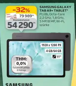 Auchan Samsung Galaxy Tab A9+ Tablet ajánlat