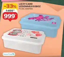 Auchan LIZZY CARD UZSONNÁS DOBOZ ajánlat