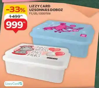 Auchan LIZZY CARD UZSONNÁS DOBOZ ajánlat