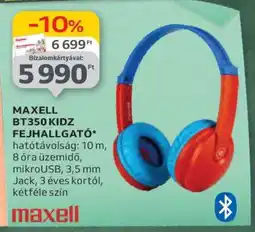 Auchan MAXELL BT350 KIDZ FEJHALLGATÓ ajánlat