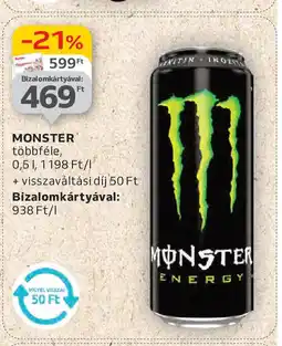 Auchan Monster ajánlat