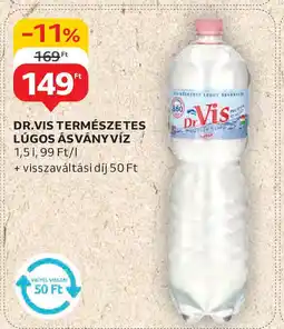 Auchan Dr.Vis Természetes lúgos ásványvíz ajánlat