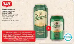 Auchan Staropramen Dobozos vagy üveges sör ajánlat