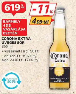 Auchan Corona Extra üveges sör ajánlat
