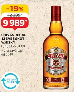Auchan Chivas Regal 12 éves skót whisky ajánlat