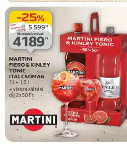 Auchan Martini fiero & Kinley tonic ajánlat