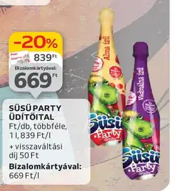 Auchan Süsü Party üdítőital ajánlat