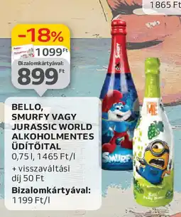 Auchan Bello, Smurfy vagy jurassic world ajánlat