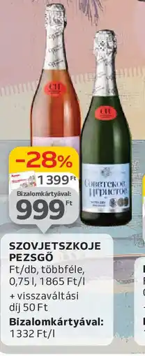 Auchan Szovjetszkoje Pezsgő ajánlat