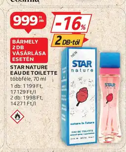 Auchan Star Nature eau de toilette ajánlat
