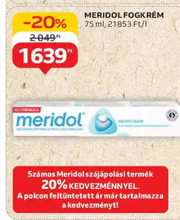 Auchan Meridol Fogkrém ajánlat