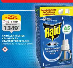 Auchan Raid Elektromos készülék és utántöltő ajánlat
