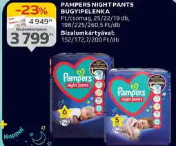Auchan Pampers Night pants bugyipelenka ajánlat