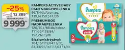 Auchan Pampers Active baby pants bugyipelenka ajánlat