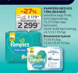 Auchan Pampers Nedves törlőkendő ajánlat