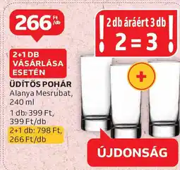 Auchan Üdítős pohár ajánlat