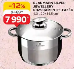 Auchan Blaumann Silver jewellery rozsdamentes fazék ajánlat