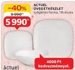 Auchan Actuel üvegétkészlet ajánlat
