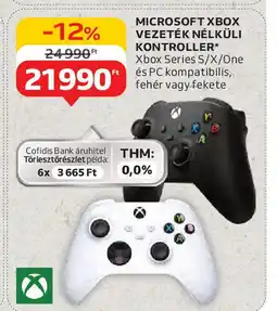 Auchan Microsoft Xbox vezeték nélküli kontroller ajánlat