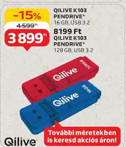 Auchan Qilive K103 pendrive ajánlat