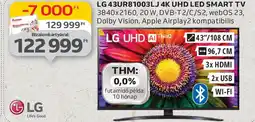 Auchan Lg 43UR81003LJ 4k UHD LED smart TV ajánlat