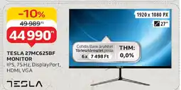Auchan Tesla 27MC625BF monitor ajánlat