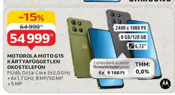 Auchan Motorola MOTO G15 kártyafüggetlen okostelefon ajánlat