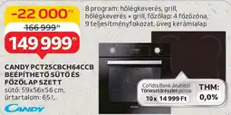 Auchan Candy PCT25CBCH64CCB beépíthető sütő és ajánlat