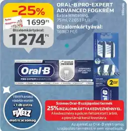 Auchan Oral-B Pro-expert advanced fogkrém ajánlat