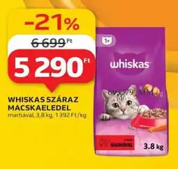 Auchan Whiskas Száraz macskaeledel ajánlat