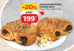 Auchan Auchan kedvenc Mákos kifli ajánlat