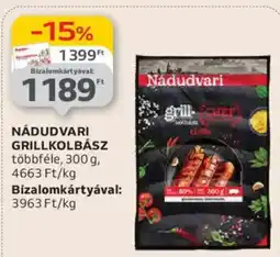 Auchan Nádudvari Grillkolbász ajánlat
