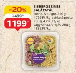 Auchan Eisberg színes salátatál ajánlat
