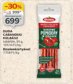 Auchan Duda cabanossi kolbász ajánlat