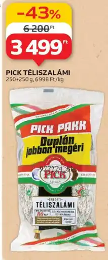 Auchan Pick téliszalámi ajánlat