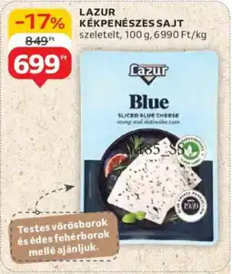 Auchan Lazur Kékpenészes sajt ajánlat