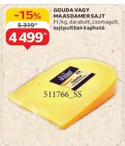 Auchan Gouda Vagy maasdamer sajt ajánlat