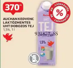 Auchan Auchan kedvenc Laktózmentes uht dobozos ajánlat