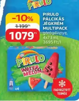 Auchan Pirulo pálcikás Jégkrém multipack ajánlat