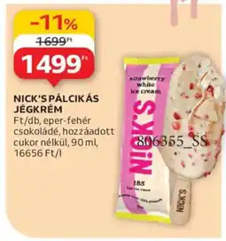 Auchan Nick's Pálcikás jégkrém ajánlat