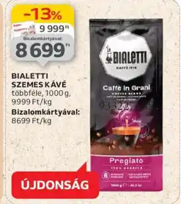 Auchan Bialetti szemes kávé ajánlat