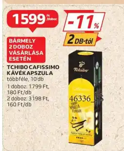 Auchan Tchibo Cafissimo kávékapszula ajánlat