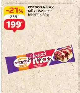 Auchan Cerbona Max müzliszelet ajánlat