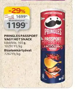 Auchan Pringles Passport vagy hot snack ajánlat