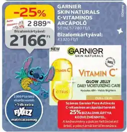 Auchan GARNIER SKIN NATURALS C-VITAMINOS ARCKRÉM ajánlat